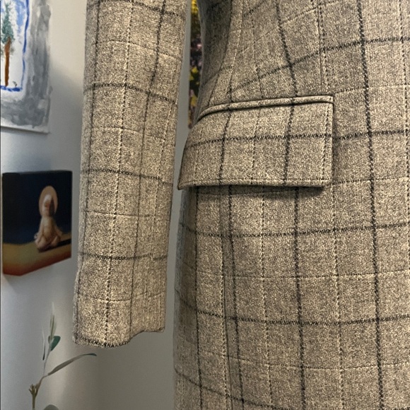 Escada Plaid Wool Blazer - Picture 4 of 14